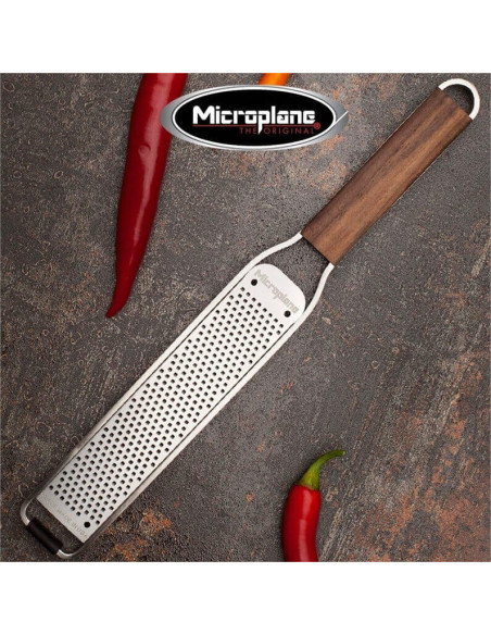 Microplane Master rasp and sander walnut handle
