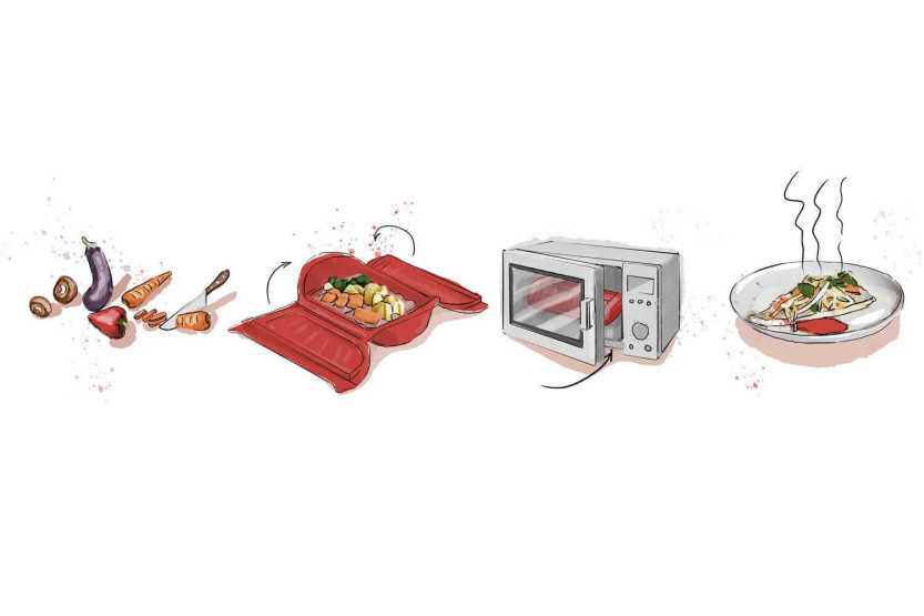 Lékué Todo para triunfar Kit de vapor para 3-4 personas - Guía de 70 recetas