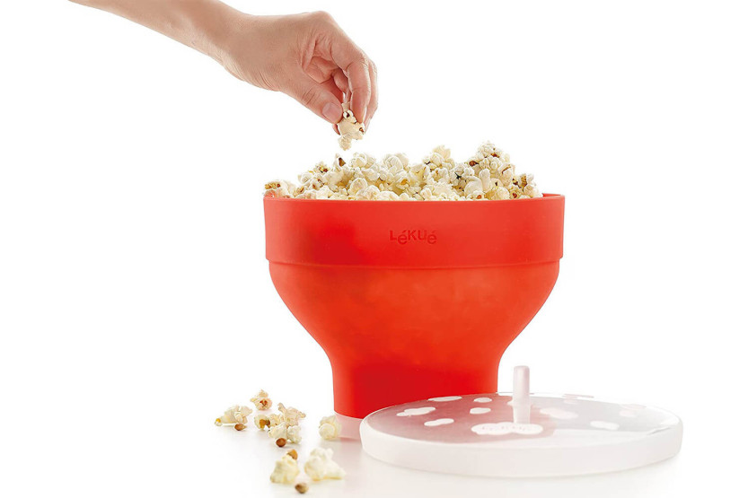 Cocedor de palomitas plegable para microondas Lékué