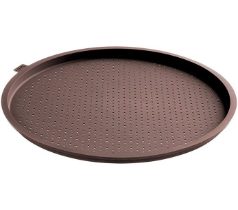 Lékué ø36cm molde de silicona marrón perforado para pizza Platinum