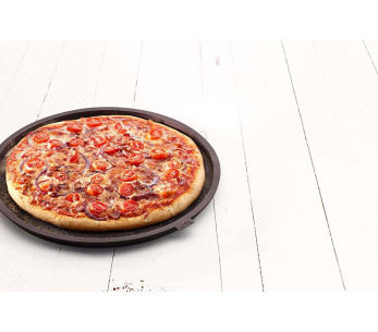 Lékué ø36cm molde de silicona marrón perforado para pizza Platinum 2