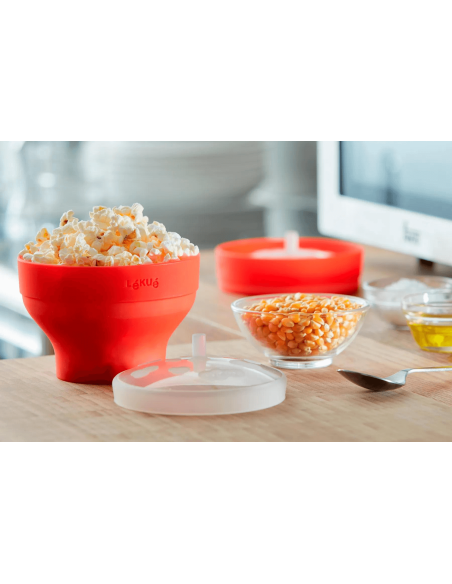 Lékué mini mikroaaltouunin popcorn kulho silikonista halkaisija 12.7cm