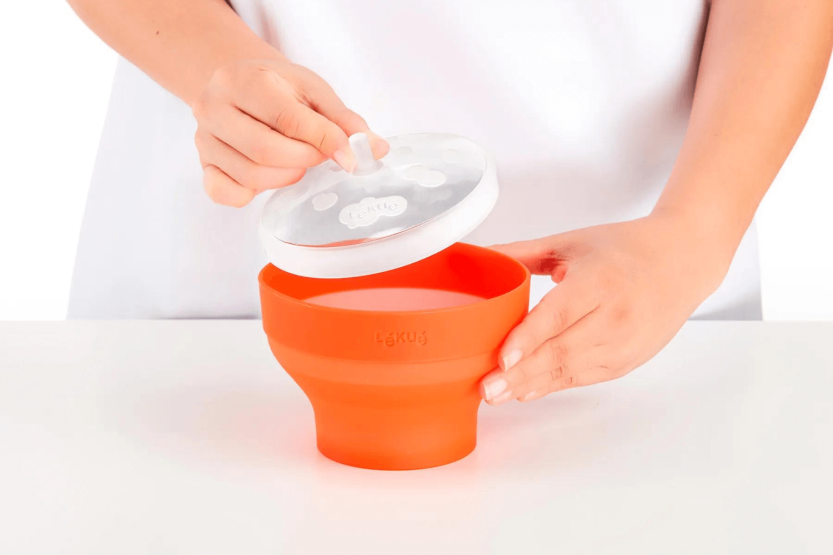 Lékué mini mikroaaltouunin popcorn kulho silikonista halkaisija 12.7cm