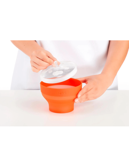 Lékué mini mikroaaltouunin popcorn kulho silikonista halkaisija 12.7cm