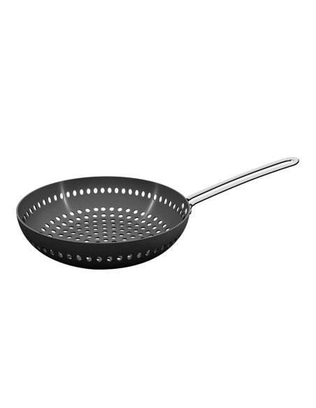 Tramontina Churrasco barbecue wok in geanodiseerd aluminium 26cm