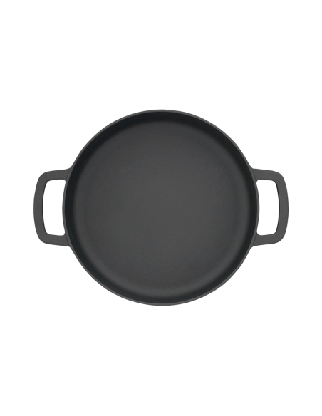Combekk Sous-chef svart emaljerad stekpanna i gjutjärn
