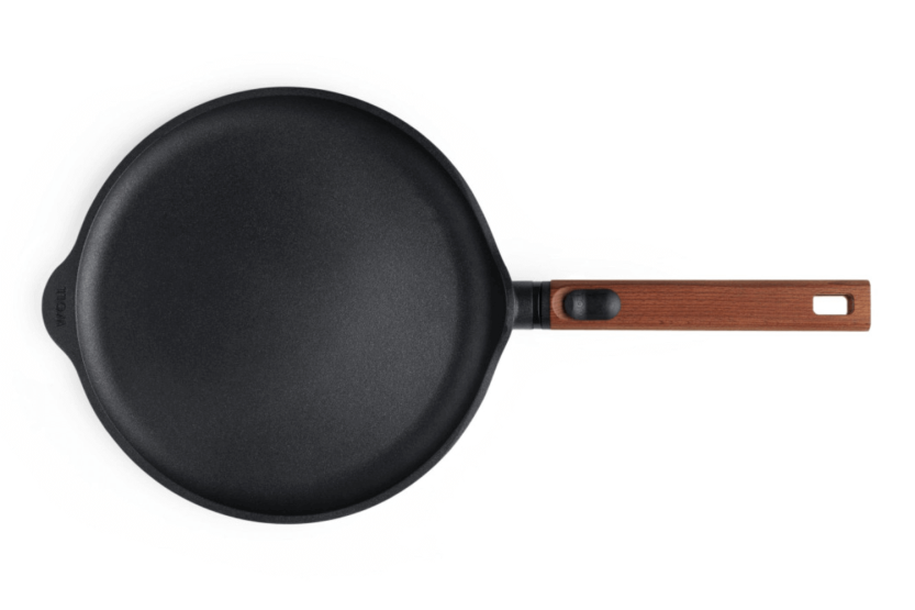 Woll Diamond QXR Eco Logic crepemaskine i støbt aluminium med aftageligt træhåndtag 26 cm