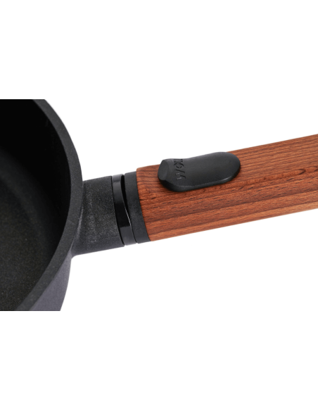 Padella in alluminio fuso Woll Diamond QXR Eco Logic con manico in legno estraibile