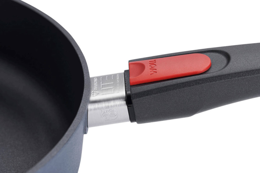 Woll Diamond Lite Sauteuse aus gusseisernem Aluminium mit abnehmbarem Griff