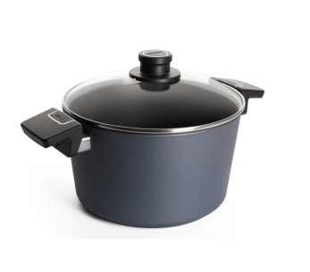 Woll Diamond Lite gietaluminium steelpan + glazen deksel