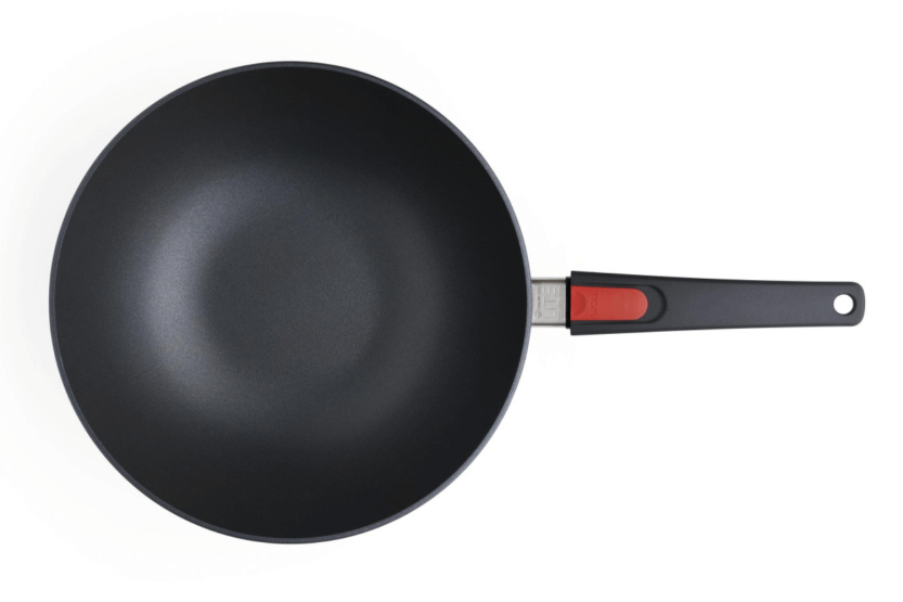 Wok Woll Diamond Lite valettu alumiini irrotettava polymeerikahva