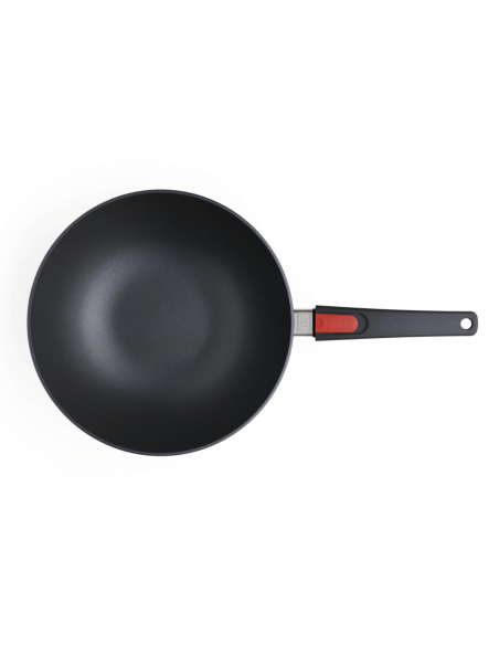 Wok Woll Diamond Lite gjuten aluminium avtagbart polymerhandtag