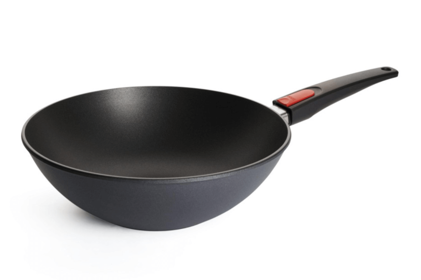 Wok Woll Diamond Lite gjuten aluminium avtagbart polymerhandtag