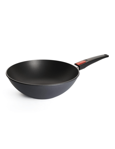 Wok Woll Diamond Lite gegoten aluminium afneembare polymeer handgreep