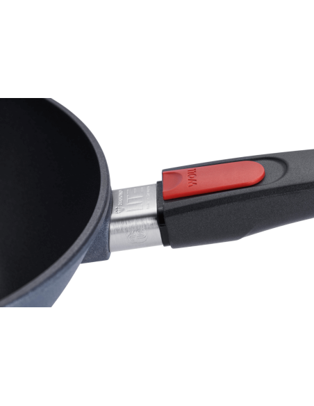 Wok Woll Diamond Lite in alluminio fuso con manico in polimero rimovibile
