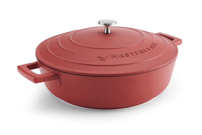 MasterClass induktionskompatibel rund sauteuse i gjutet aluminium 4L