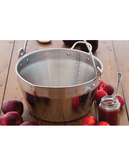 KitchenCraft Home Made stainless steel jam pot 9L