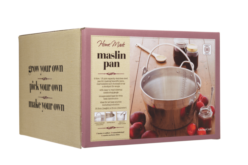 KitchenCraft Home Made pentola per marmellata in acciaio inox 9L