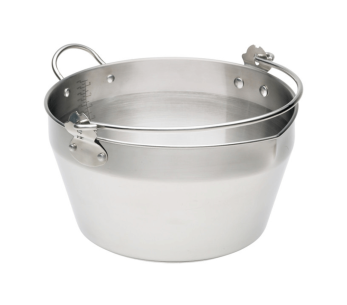 Tacho para compota de aço inoxidável 9L KitchenCraft Home Made