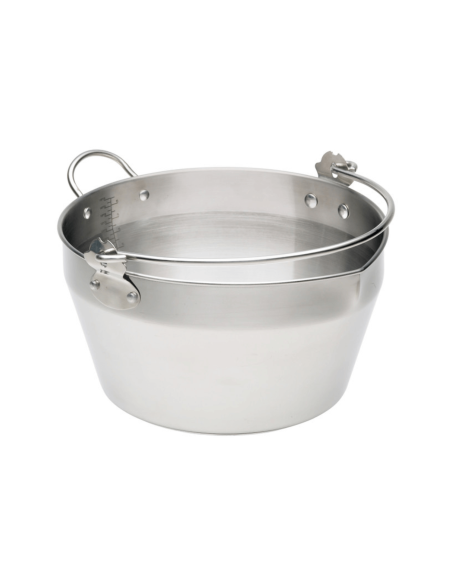 KitchenCraft Home Made stainless steel jam pot 9L