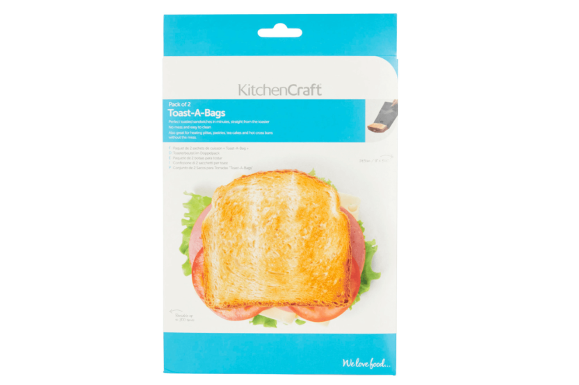 Juego de 2 bolsas antiadherentes y reutilizables para tostar KitchenCraft