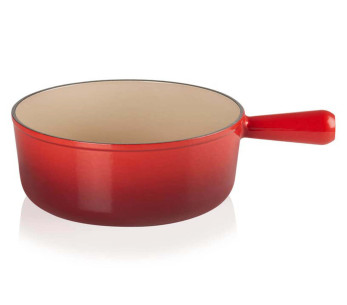 Le Creuset 22cm Cerise emaloitu valurautainen fonduepannu 22cm Cerise