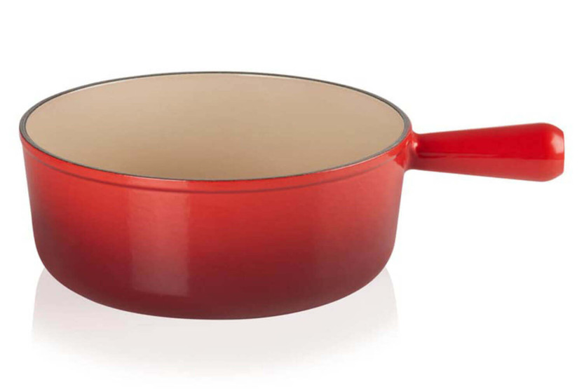 Le Creuset 22cm Cerise emaloitu valurautainen fonduepannu 22cm Cerise