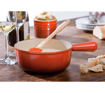 Le Creuset 22cm Cerise emaloitu valurautainen fonduepannu 22cm Cerise 2