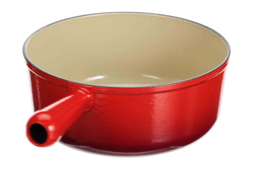 Le Creuset 22cm Cerise emaloitu valurautainen fonduepannu 22cm Cerise