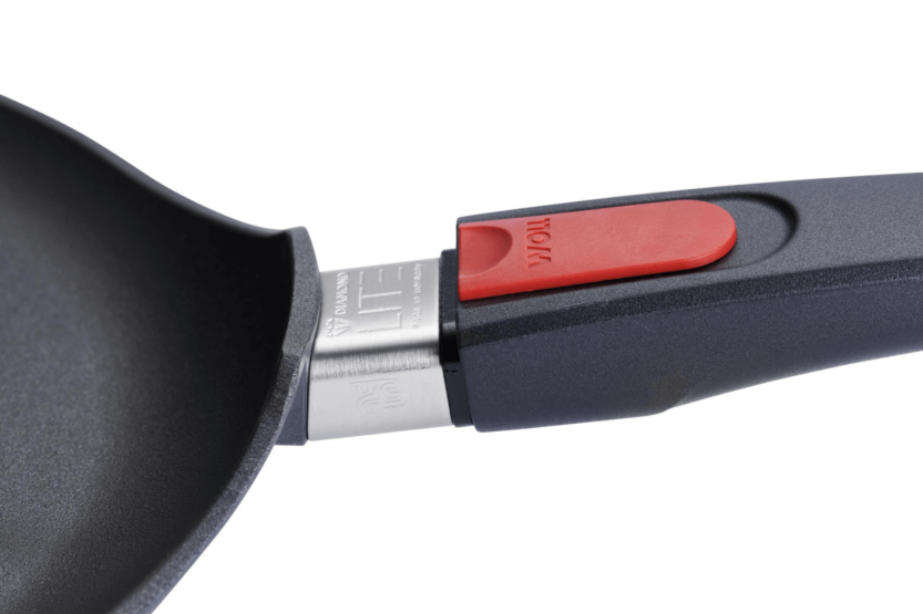 Crepera Woll Diamond Lite de aluminio fundido con mango de polímero desmontable 26cm
