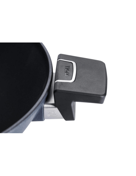Wok Woll Diamond Lite em alumínio fundido com pega amovível em polímero 34cm + tampa