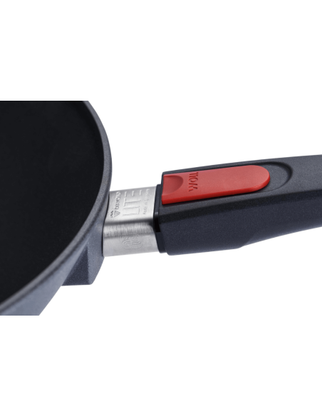 Wok Woll Diamond Lite i gjuten aluminium med avtagbart polymerhandtag 34cm + lock