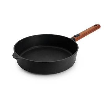Woll Diamond QXR Eco Logic sauteuse i gjuten aluminium med avtagbart trähandtag 2