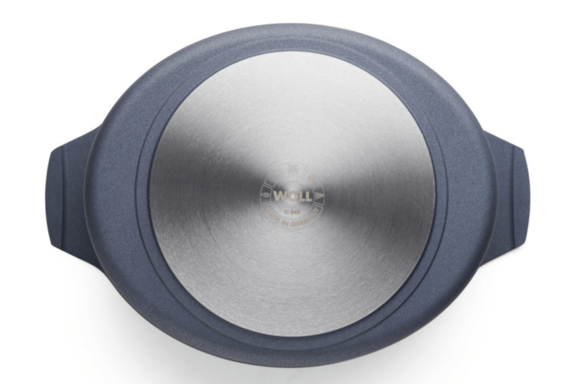 Woll Diamond Lite ovale braadpan van gegoten aluminium + afneembare polymeer handgrepen