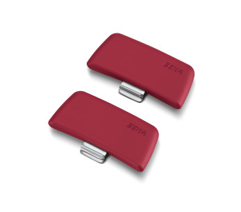 Conjunto de 2 pegas amovíveis de baquelite Beka Evolution - Vermelho