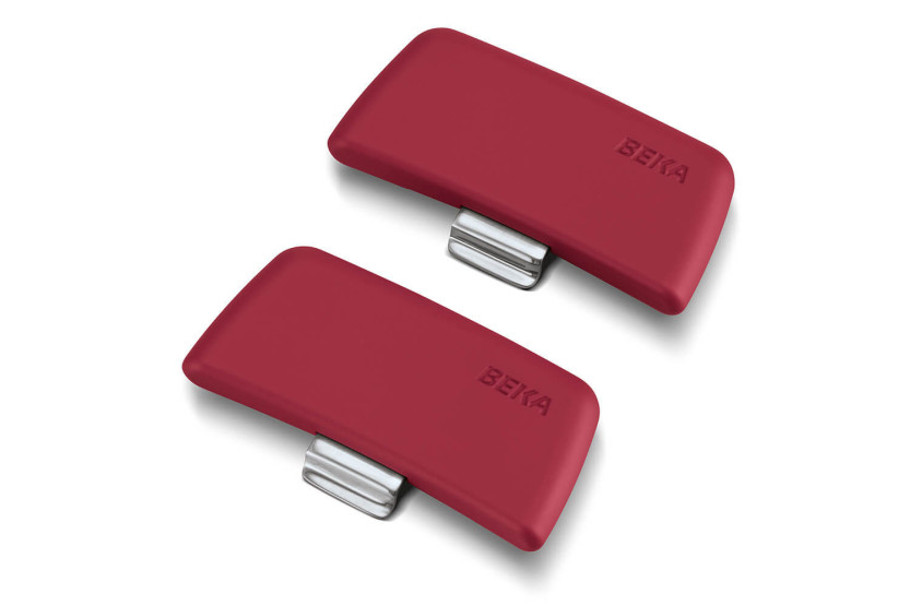Set of 2 Beka Evolution removable bakelite handles - Red