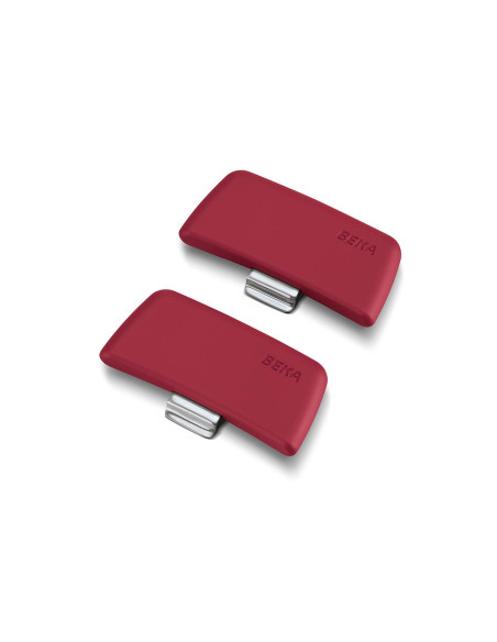 Set mit 2 abnehmbaren Griffen Beka Evolution aus Bakelit - Rot