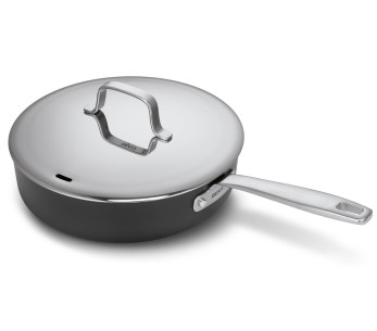 Beka Maestro 24 cm non-stick keramikbelagd sauteuse med långt handtag + lock