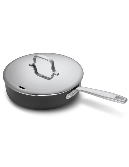 Beka Maestro 24cm tarttumaton keraamisella pinnoitteella päällystetty paistinpannu pitkällä kahvalla + kansi