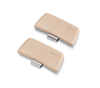 Set van 2 afneembare Beka Evolution bakelieten handgrepen - Beige