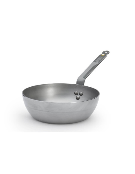 Bauern Bratpfanne mit hohem Rand De Buyer Mineral B Element aus Eisen 24cm