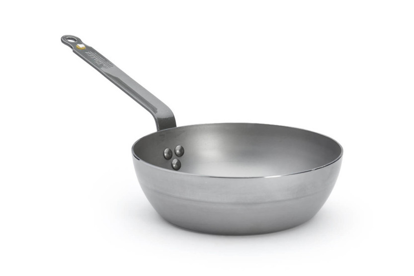 Country stegepande med høj kant De Buyer Minéral B Element i jern 24cm