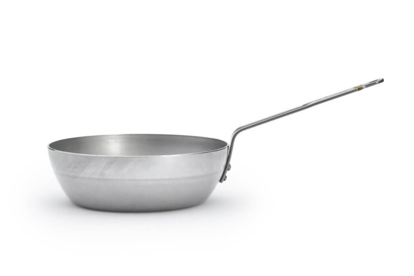 Maalaispaistinpannu korkea reuna De Buyer Minéral B Element rautaa 24cm