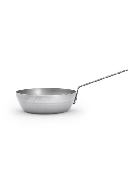Maalaispaistinpannu korkea reuna De Buyer Minéral B Element rautaa 24cm