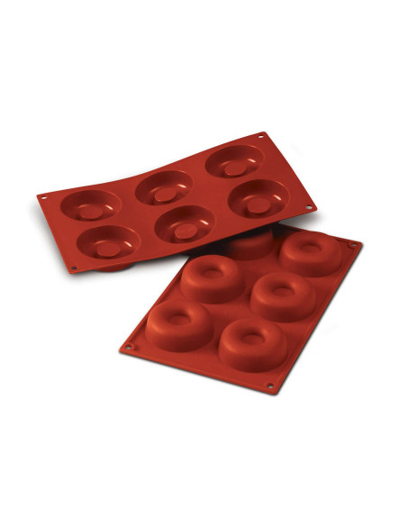 Profi-Silikonform Silikomart Silicon Flex 300x175mm 6 Savarins