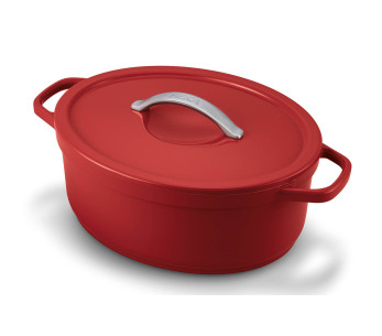 Beka Plume ovale aluminium ovenschaal 31cm - Rood