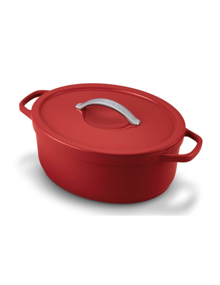 Casseruola ovale in alluminio Beka Plume 31 cm - Rosso