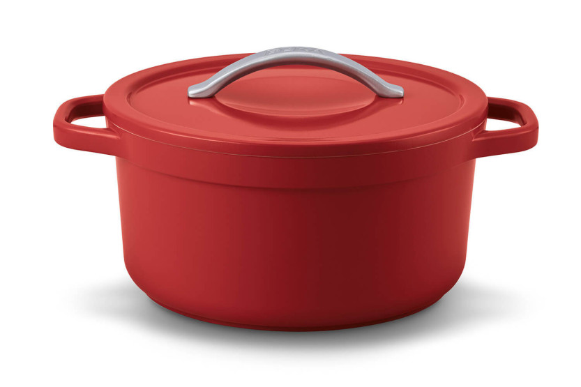 Beka Plume ronde aluminium ovenschaal 24cm - Rood