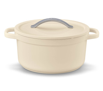 Beka Plume rund aluminiumsgryte 24 cm - Beige