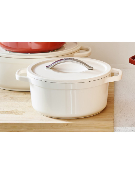 Beka Plume cacerola redonda de aluminio 24cm - Beige